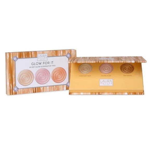 Laura Geller 'Glow For It' Baked Gelato swirl illuminating trio new!!! - Picture 1 of 6